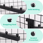 6Pack 12" Gridwall Waterfall Hooks 5 Balls, Gridwall Accessories - Image 4