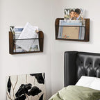 YINMIT 2 Packs Wall File Organizer-Holder, Hanging File Organizer, Wall Mounted File Holder, Wall Mount Paper Folder Rack for Office and Home - Image 6