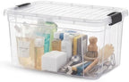 Superio 11 Quart Clear Plastic Storage Boxes with Lids, Stackable Organizer Containers, BPA-Free Storage Bins for Home, Office, School & Dorm, 1 Pack by Superio