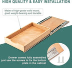 Pull Out Drawers for Kitchen Cabinets, Fully Assembled Wood Cabinet Pull Out Drawer, Pull Out Cabinet Organizer, Fast and Easy DIY Installation, 27”W x 21”D - Image 4
