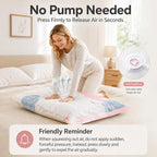 No Pump Vacuum Storage Bags for Bedding 3D Compression Jumbo Press and Seal for Clothes and Blankets Large Capacity Thickened Stereoscopic Saving Space 2026 New 3pc (Large) - Image 5
