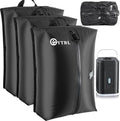Vacuum Bags for Travel with Wireless Pump, IP67 Waterproof, Reusable Space Saver Travel Essentials Compression Bags for Backpack, Suitcase, Home Storage(3 Pack + Pump) by GYTBL