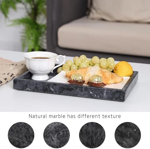 Marble Bathroom Vanity Tray, Black, 12"x 8" x1.2" - Image 4