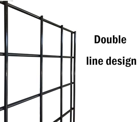 Commercial Grade Gridwall Panels – Heavy Duty Grid Panel for Any Retail Display, 2’ Width x 4’ Height, 3 Gridwall Panels Per Carton (Black Finish) - Image 5