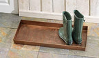 HF by LT Townhouses Pattern Metal Boot Tray, 30 x 13 inches, Antique Copper Finish - Image 3