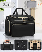MONSTINA Hairstylist Travel Bag, Extral Large Hairdressing Bag Hair Tools Travel Case with Adjustable Dividers Professional Beauty Hairdresser Accessories Bags for Barber Heat Insulation - Image 3