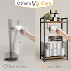IBUYKE Toilet Paper Holder Stand Bathroom Tissue Roll Dispenser UTLJ020H - Image 7