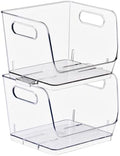 Sorbus Clear Pantry Organizer with Stackable Storage Bins, Open Front by Sorbus