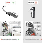 TORACK Wall-mounted Swivel Bike Rack, Garage Vertical Bike Storage Hangers for 5 Bikes Rotating Bike Storage Hooks - Image 6