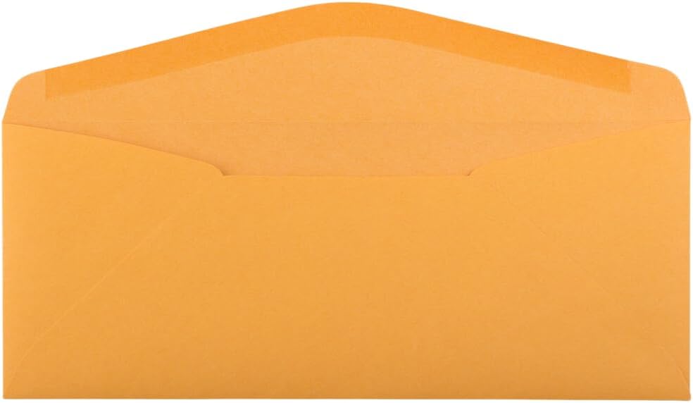 JAM PAPER #11 Envelopes - 4 1/2 x 10 3/8 - Brown Kraft Manila - Bulk 250/Box - Image 2