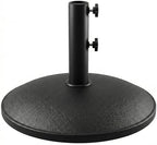 T&Jero 33 lb Round Heavy Duty Prefilled Patio Outdoor Market Umbrella Base Stand Weight for Outdoor, Black by TJero