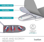 Ivation Wall-Mounted Ironing Board | Foldable 36.2” x 12.2” Ironing Station for Home, Apartment & Small Spaces | Sturdy Folding Board, Easy-Release Lever, Removable Cotton Cover & Mounting Hardware - Image 4
