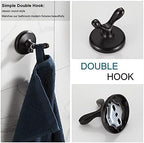 BGL Bathroom Hardware Set Oil-Rubbed Bronze Bath Towel Bars Adjustable Expandable Bathroom Accessory Set Towel Racks 8-Pieces Wall Mount - Image 5