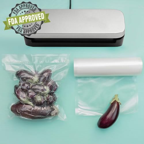 POTANE 6 Pack 11"x20'(3Rolls) and 8"x20' (3Rolls)Thickened Vacuum Sealer Bags , Smell-Proof, Puncture Prevention, Heavy duty for POTANE, Food Saver, Great for Vacuum storage,Meal Prep or Sous Vide - Image 6