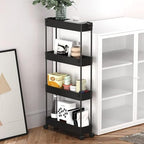 SPACELEAD Slim Storage Cart(2 Pack),4-Tier Rolling Utility Organizer - Image 3