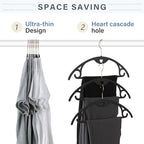 Velvet Hangers Felt Clothes Hangers 30 Pack Black Grey/18 XL - Image 6