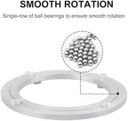 3 Pack 8 Inch Aluminium Alloy Turntable Bearing, Heavy Duty Swivel Turntable Lazy Susan for Round Dining Table, 8" Smooth Swivel Turntables for Lazy Susan Dining Table?Silver - Image 5