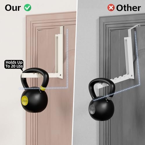 BAKON Over The Door Hanger Folding Clothes Drying Rack, Folding Hanging Coat Rack for Indoor Laundry Room Compact Small Space Foldable Portable Clothing Hanger Hook Collapsible-4 Pack (Beige) - Image 7