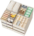 ZenStortage Cotton Linen Baby Drawer Organizers for Nursery, 20Pack Beige by ZenStorage