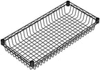 Golpart Basket Shelves Closet Rack with Wheels Metal Pantry Wire Shelf Unit - Image 6