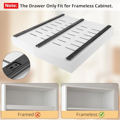 DOMNIU 4 Pack Pull Out Cabinet Organizers Expandable Width (12.4''-20.27'') - Image 3