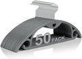 Plastic Hangers Grey Clothes Hanger 50 Pack by TARANCH