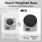 KES Bathroom Toilet Paper Holder Stand Modern Tissue Roll Holder SUS304 Stainless Steel Rustproof Freestanding 20.2" H, Matte Black BPH283S1-BK - Image 2