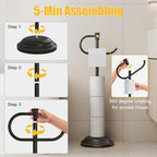 BESy Toilet Paper Holder Floor Stand, Bathroom Freestanding Bronze - Image 4