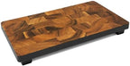 Woodard & Charles Raised Acacia Wood Serving Tray, 16" x 8" x 1.75", 4 Pack - Image 6