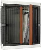 Wardrobe, Closet, Collapsible Storage Cabinet, Useful Box with Large Capacity, 37.5 Gal (142 L), Stackable, Easy Storage of Clothing, Installation Free by AssHMKITOfficial