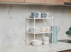 Shantton Cabinet Shelf Organizer, Pantry Shelf Rack, White 16.1x10.6x9.5 - Image 6