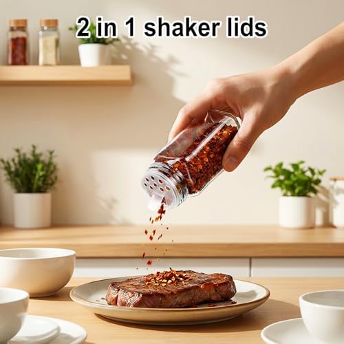 Spice Rack Organizer with Spice Jars & Labels for Countertop & Cabinet - Image 3