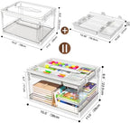 24QT 1Pack Craft Organizers and Storage with Tray, Craft Storage Box - Image 2