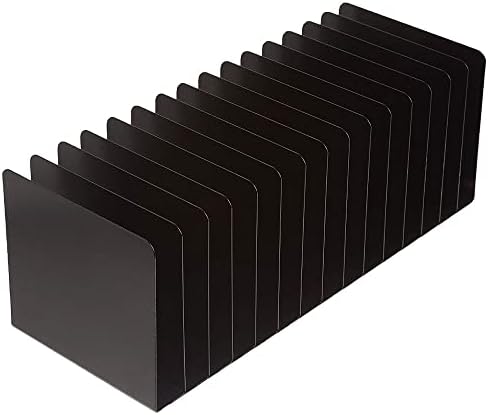 MMF Industries STEELMASTER Desk File Organizer | 15 Compartments | Scratch & Chip-Resistant Finish | Durable Steel Construction | Vertical File Organizer by MMF+Industries