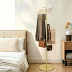 Freestanding Scarf Display Purse Tie Rack Shawl Stand Hijab Hanger - Image 2
