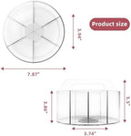 Absonic 500 PCS Acrylic Pencil Holder, 360 Rotating Clear Marker Organizer, Pen Crayon Marker Caddy Organizer for Desk, Desktop Storage and Organizer for Office School Art Supplies, 2 Pack - Image 7