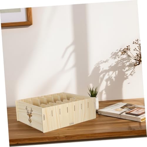 Desktop Storage Organizer Wood File Shelf for Office and Home - Image 6