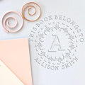 Custom New Home Seal Press - Soft Flowering Monogram Embossing Stamp for Muslim Community Leaders - Personalized Customized New Home Seal Press for Elegant Home Decor and Stationery - Ideal Gift by AcornSalesCo