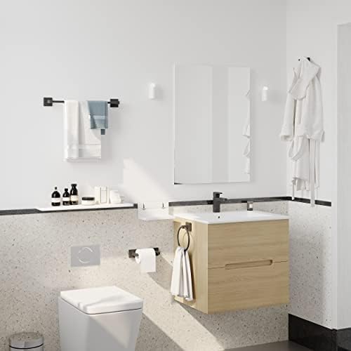 RUACQ Bathroom Accessories, 4-Piece Towel Racks for Bathroom Hardware Set - Image 2