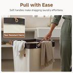 StorageWorks 160L Laundry Basket with Wheels, Rolling Hampers for Clothing - Image 5