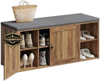 SONGMICS Home Shoe Storage Bench, Snapsemble Superfast Assembly by SONGMICSHOME