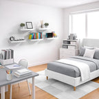 Sorbus 16 Inch Floating Shelves for Wall (4 Pack, White) - Image 6