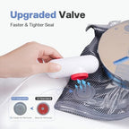 Vacbird 20 Pack 3D Filament Vacuum Storage Bags, Upgraded Light Blocking Design with USB Pump, 2X Faster Air Removal, Universal Pump Fit, 12.6×13.38 Inch - Image 2