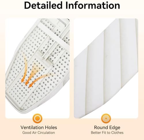 Wall-Mounted Ironing Board, 180° Rotational Design for Small Space - Image 6