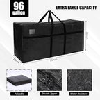 4 Pcs 96 Gallon Extra Large Moving Bags Heavy Duty Storage Bag - Image 2