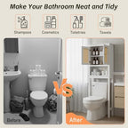 Over Toilet Storage Cabinet with Barn Door & Adjustable Shelves - Image 3