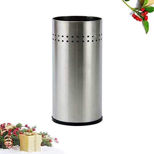 Umbrella Storage Bucket Indoor Umbrella Stand Organizer Stainless Steel Small Holder with Draining for Entryway Home Office Lobby - Image 7