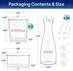 3+1+1 Pack White Laundry Pods Container & Dryer Sheet Holder - Image 6