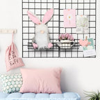 4 Pcs Metal Grid Wall Baskets with Hooks 15.75 x 3.94 x 1.97 Inch Hanging Wire Basket Organizer Wall Mounted Storage Shelves for Kitchen Bathroom Office Home Organizing Display, Black - Image 5
