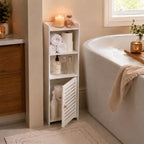 LuiceABC Upgraded Co-Extruded Board Toilet Paper Stand Cabinet for Bathroom - Image 3